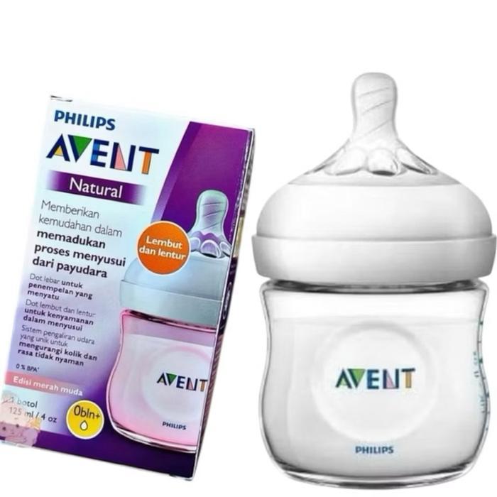 Bottol Susu Philips Avent 125 ML / Botol Philips Avent Natural 125 ML ( MEREK AVENT PHILIPS ) - PUTI