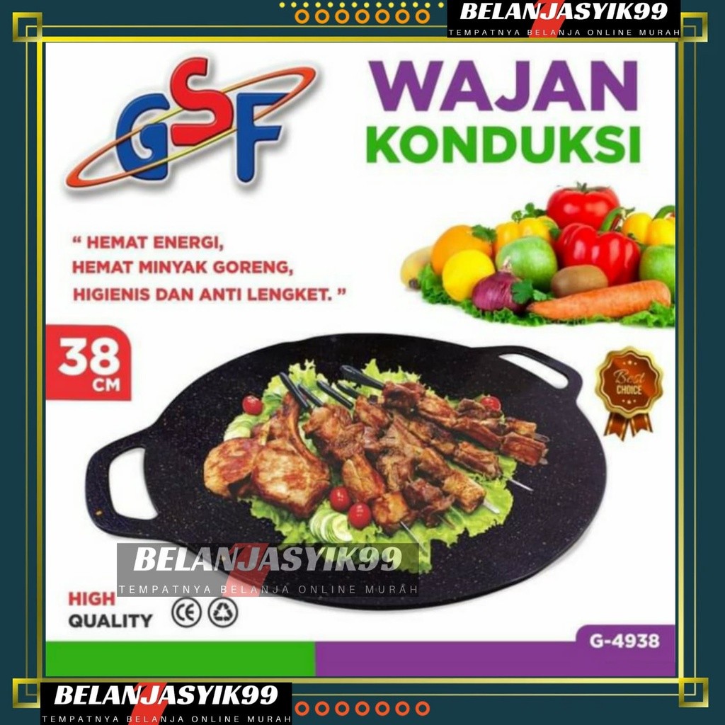 TERBARU WAJAN KONDUKSI GSF G-4938 / WAJAN KONDUKSI 38CM GSF 4938 / WAJAN KONDUKSI ALAT PANGGANGAN BB