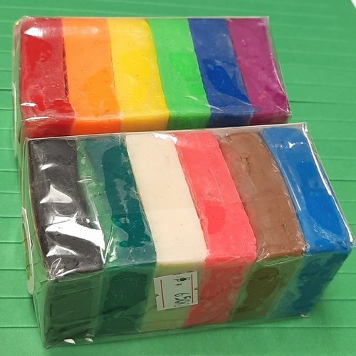 Plastisin Lilin Mainan Anak 6 warna TARUNA Ukuran Sedang Besar / Lilin Mainan 6 pcs / Plastisin Besa