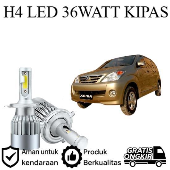ORIGINAL 2pcs Lampu Utama LED H4 COB 36Watt Mobil Daihatsu Xenia Gen1 2004 2011 Lie Cheng