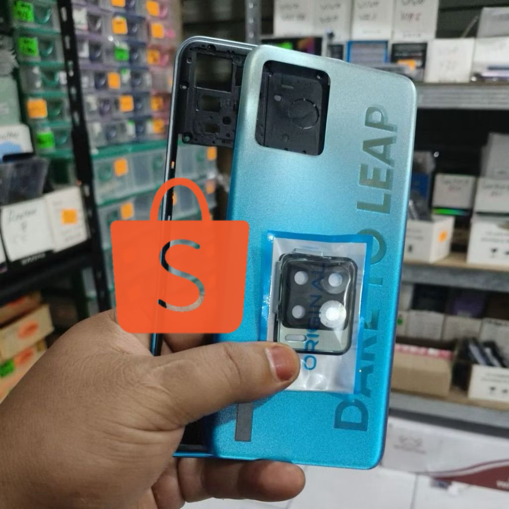 REALME 8 Pro HOUSING CASING CASE BACKDOOR PLUS BAZEL MIDLE PLATE KESING FULLSET BACK COVER RELMI 8pr