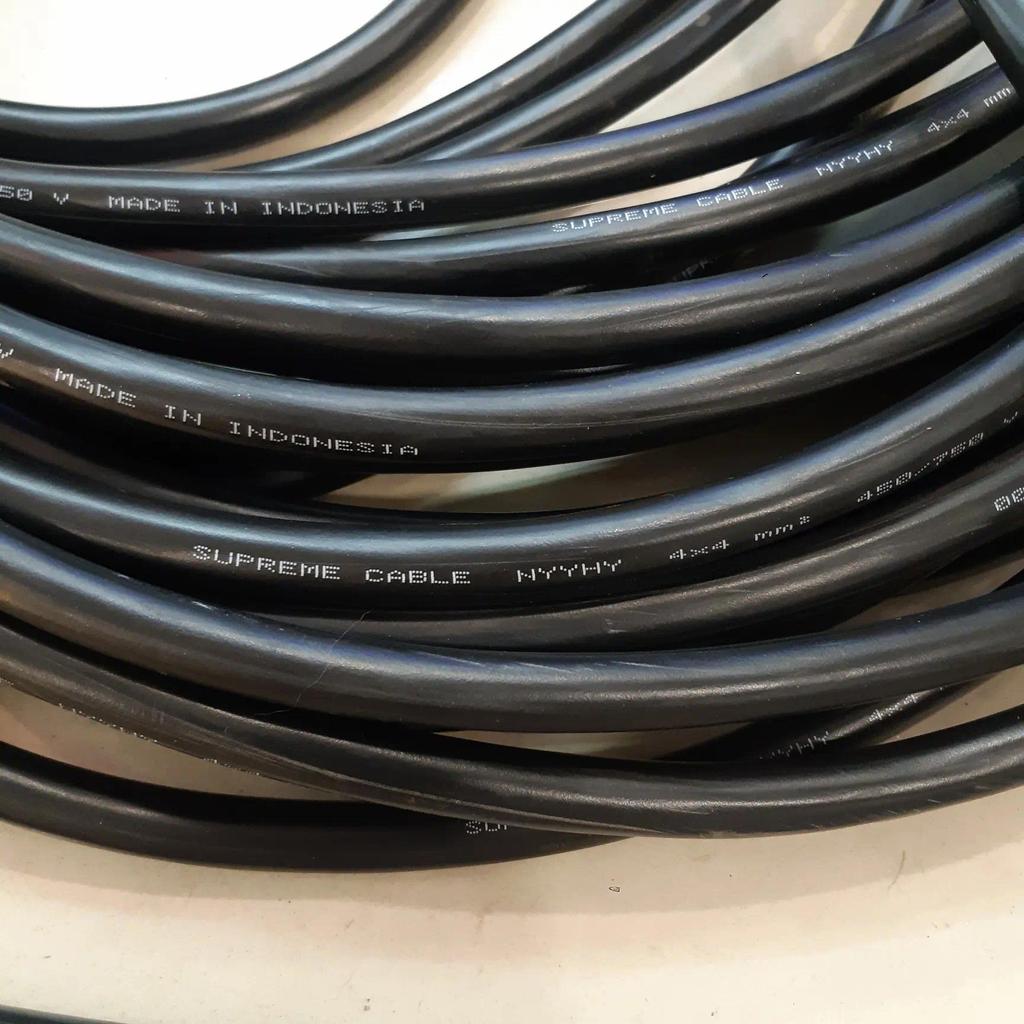 Kabel NYYHY 4x4 Supreme meteran kabel serabut 4x4mm