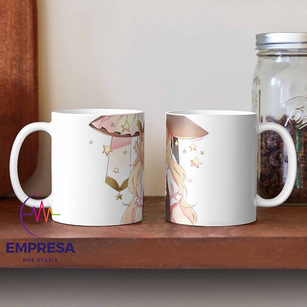 Mug Motif Marisa Kirisame Witch Anime Tea Water Coffee Mug