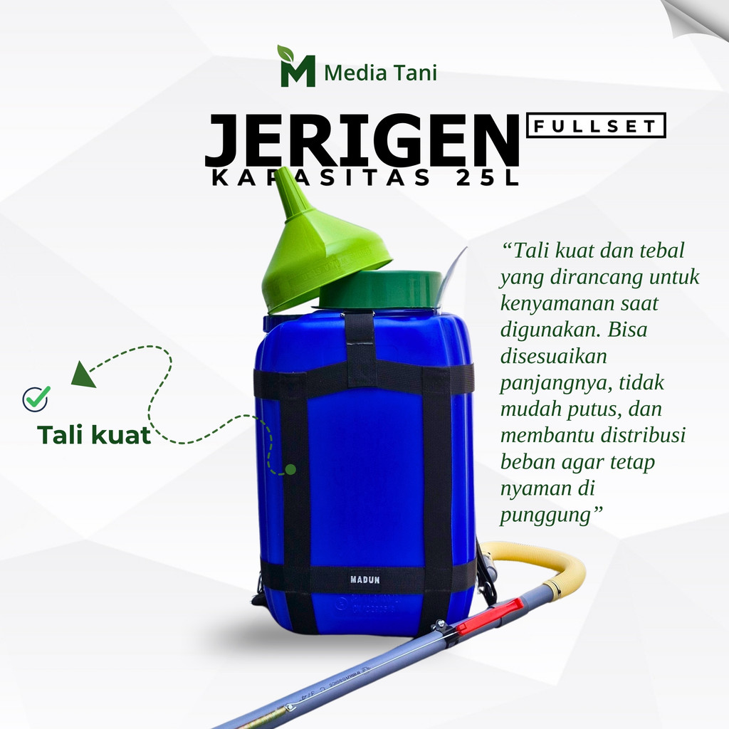 Jerigen 25 Liter Alat Kocor Pupuk Cair Gendong
