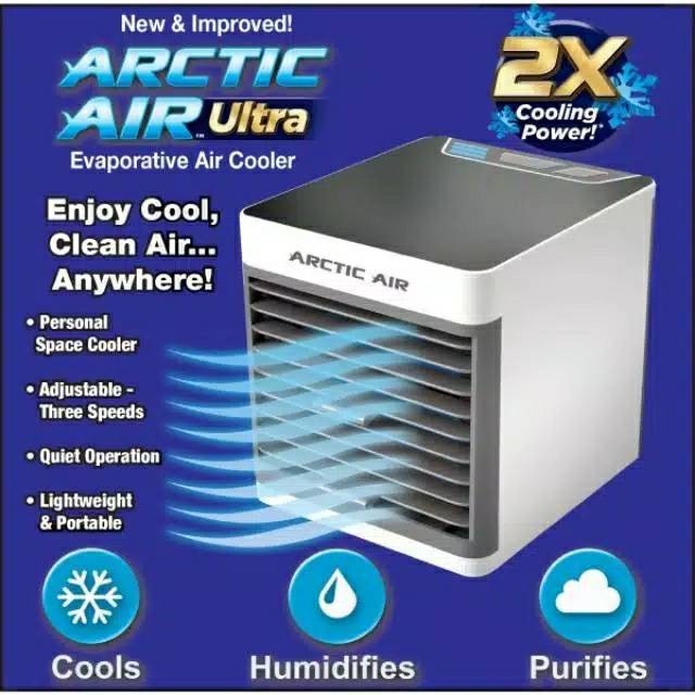 AC Portable 3 in 1 Personal Air Cooler Fan Mini Portable Kipas Arctic, ac mini portable untuk kamar,