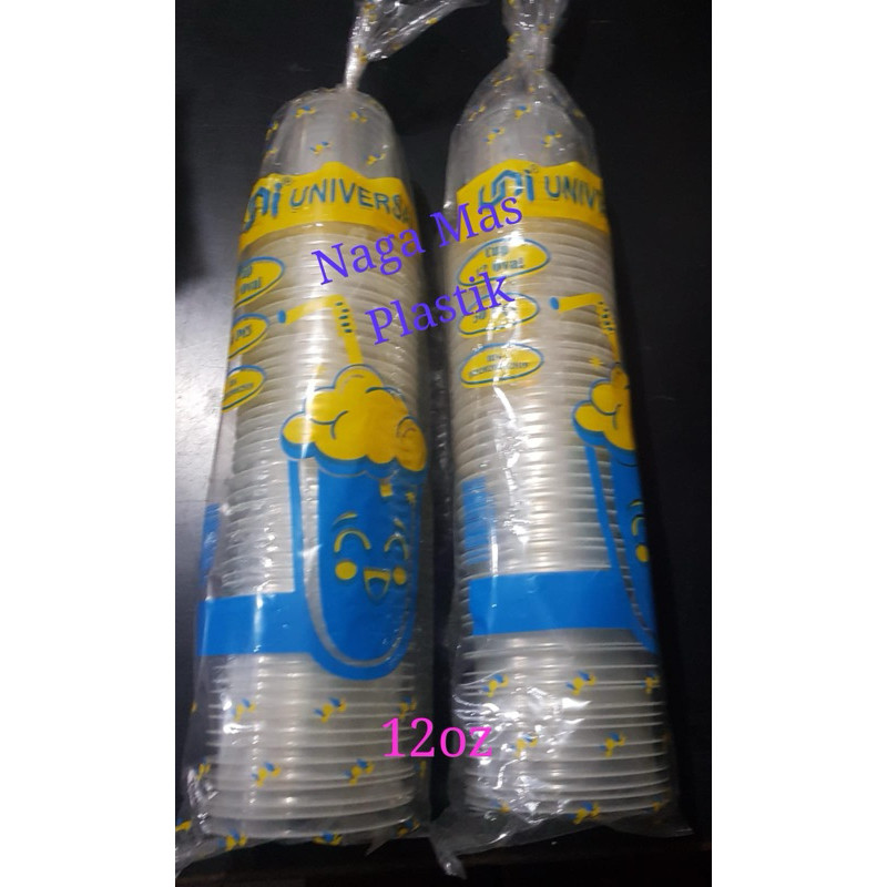 Promo Murah Gelas plastik oval 14 oz,16 oz,18 oz,22 oz. Terlaris