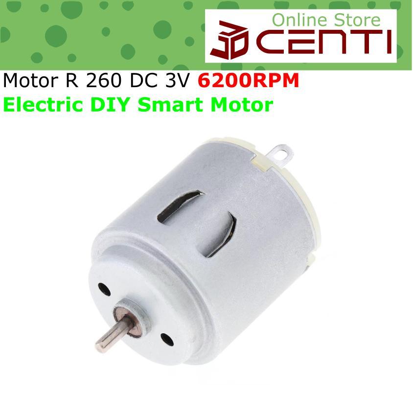 Dinamo Motor DC R 260 R260 3V 5W High Speed 6200 RPM Mesin Power Tools