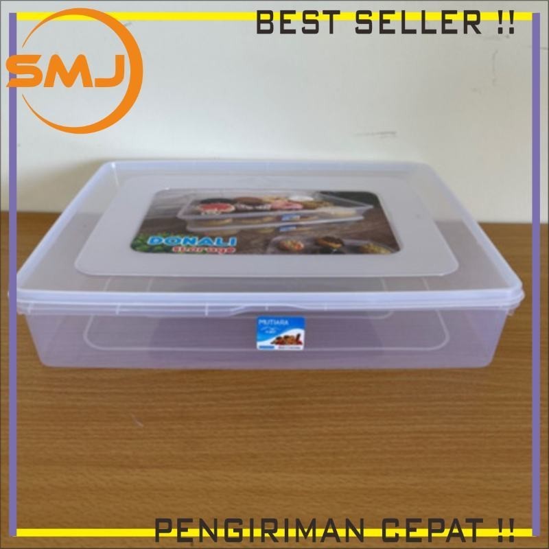 KHUSUS INSTAN Mutiara Donali Pack Tempat Kotak Donat 5500 ml KMP 35x28x7cm