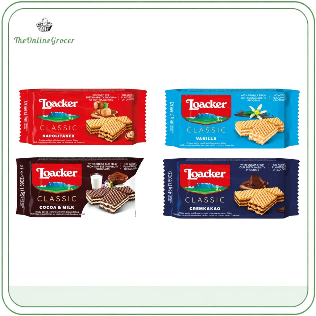 Loacker Classic Wafer 45gr Biskuit wafer Loacker