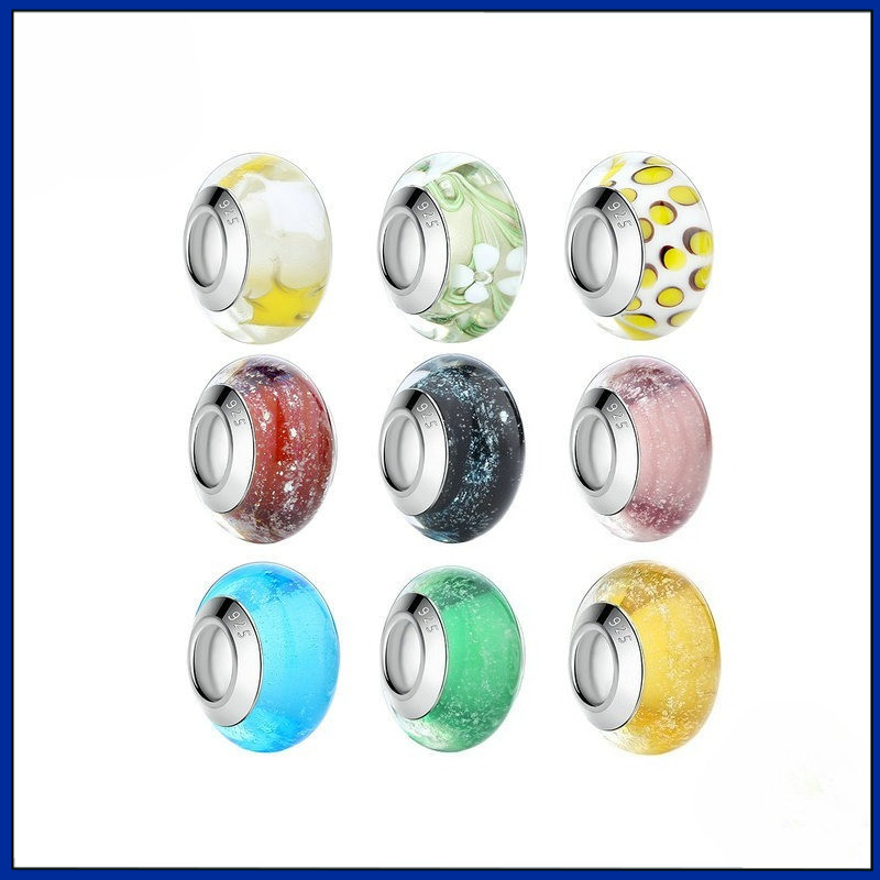 Butik baru manik-manik berlapis manik-manik DIY perhiasan manik-manik, langsung melalui tabung manik