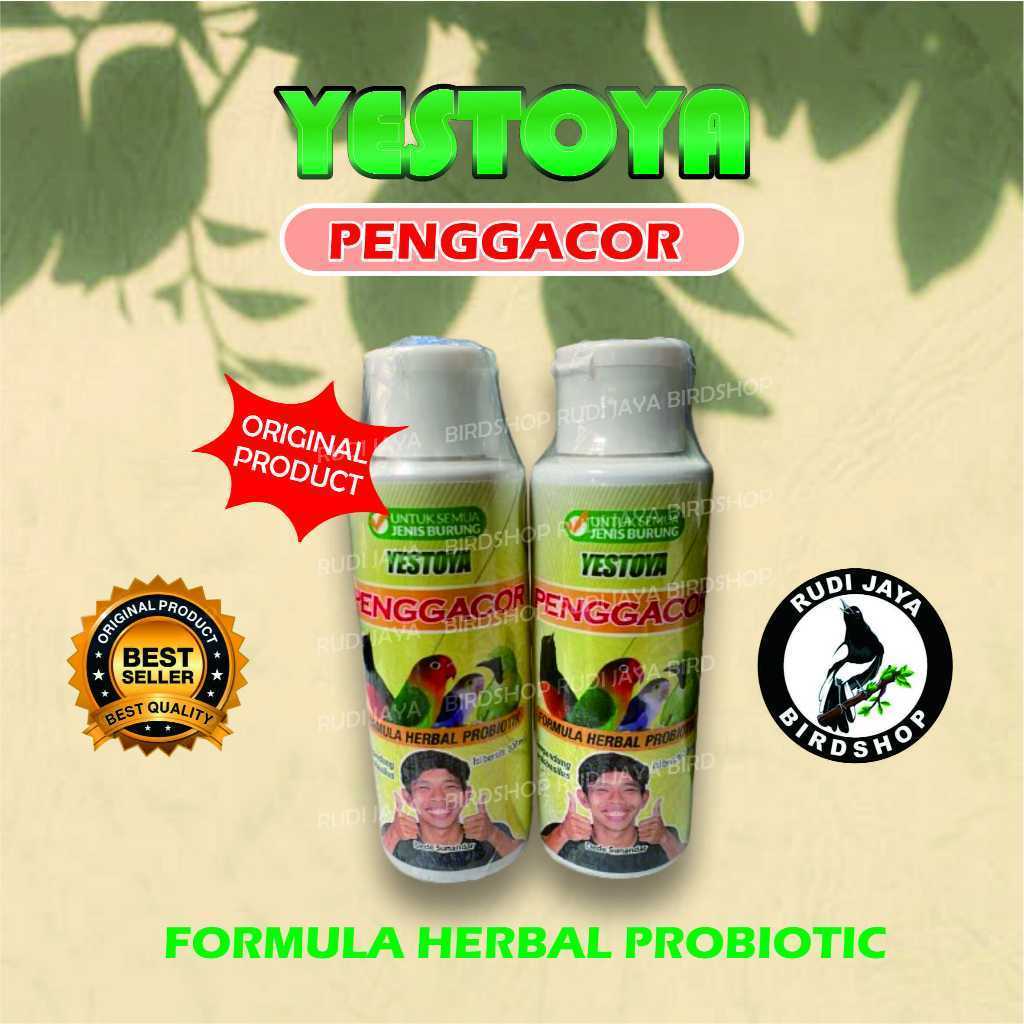 YESTOYA CAIRAN AIR MINUM VITAMIN SUPLEMEN LARUTAN PENGGURAH BURUNG MURAI KACER PLECI KENARI
