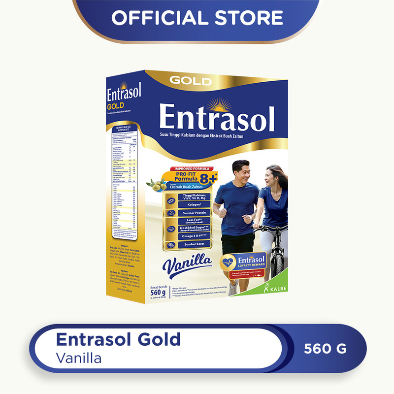ENTRASOL GOLD VANILLA 560 G