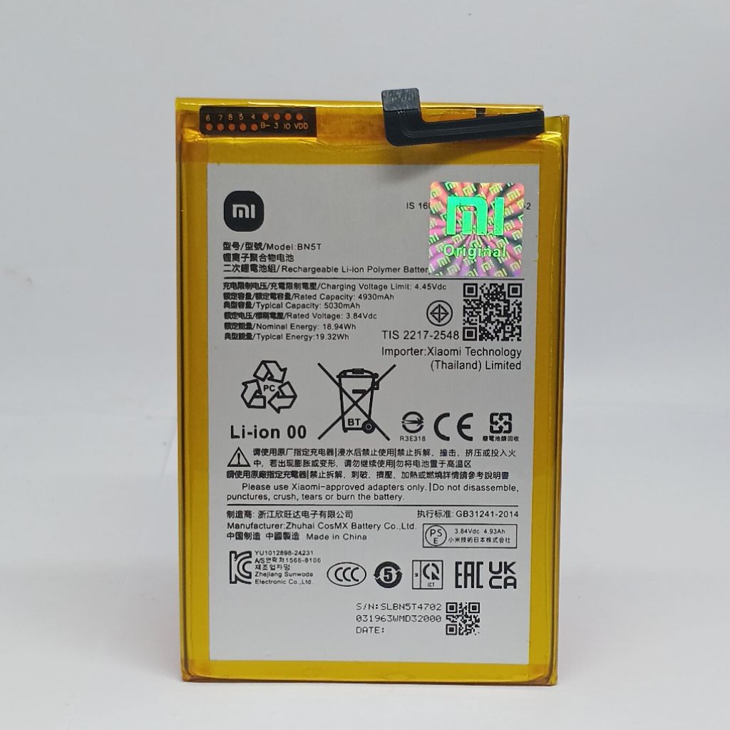 BATRAI BATRE XIAOMI REDMI 13 4G/ REDMI 13 5G/ POCO X6 PRO BN5T ORIGINAL