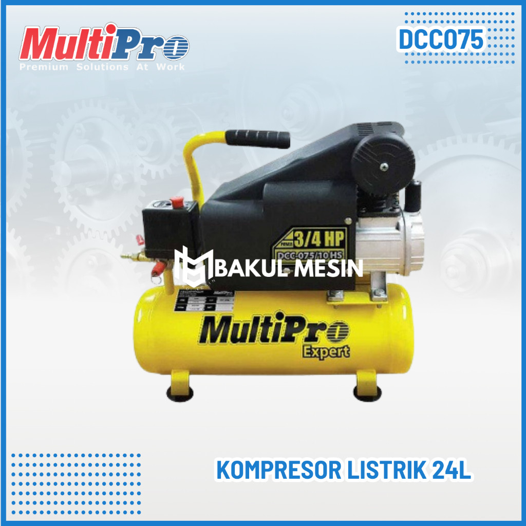 mesin kompresor listrik compressor 3/4hp DCC 075 MULTIPRO DCC075