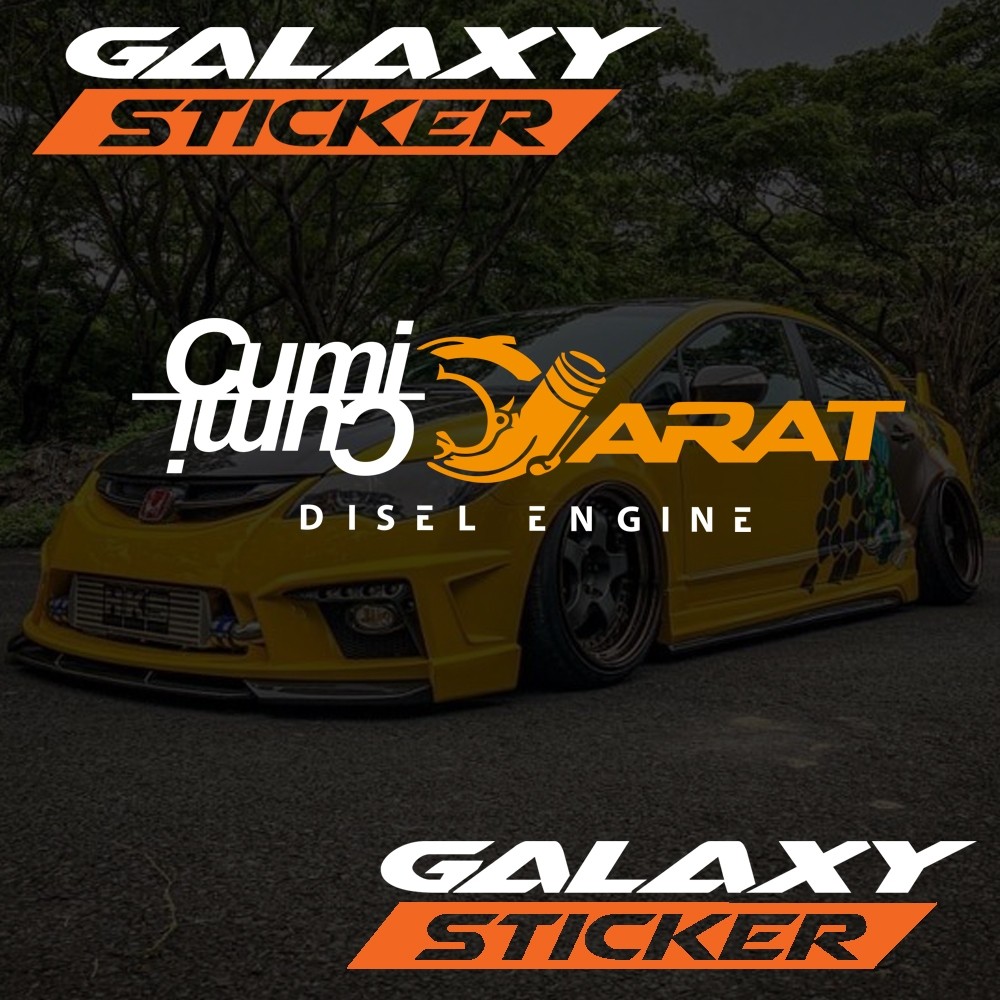 cutting sticker variasi cumi cumi darat .stiker kaca mobil cumi darat