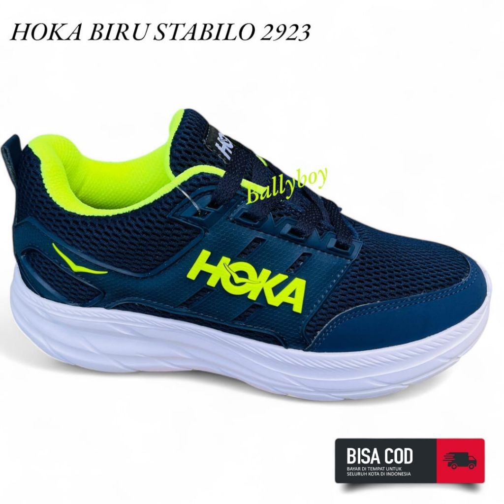 (Leon Co) Sepatu Hoka One One Carbon X2 Sport Kets Running Shoes