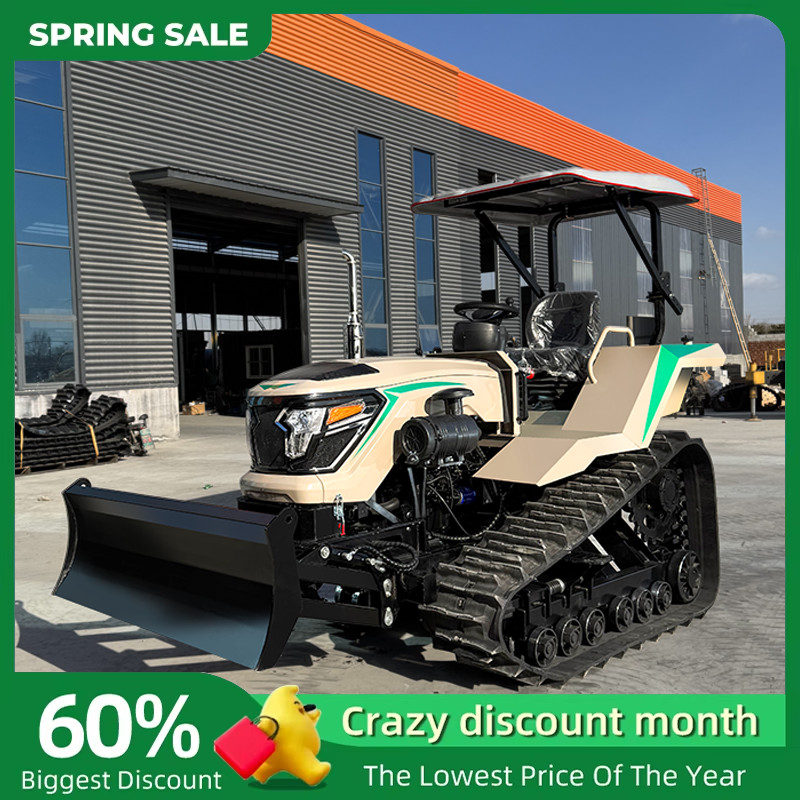 scount Price 50hp 60hp 80hp Power Tiller esel Engine Crawler Tractor Rotary Tiller Agricultural Mini