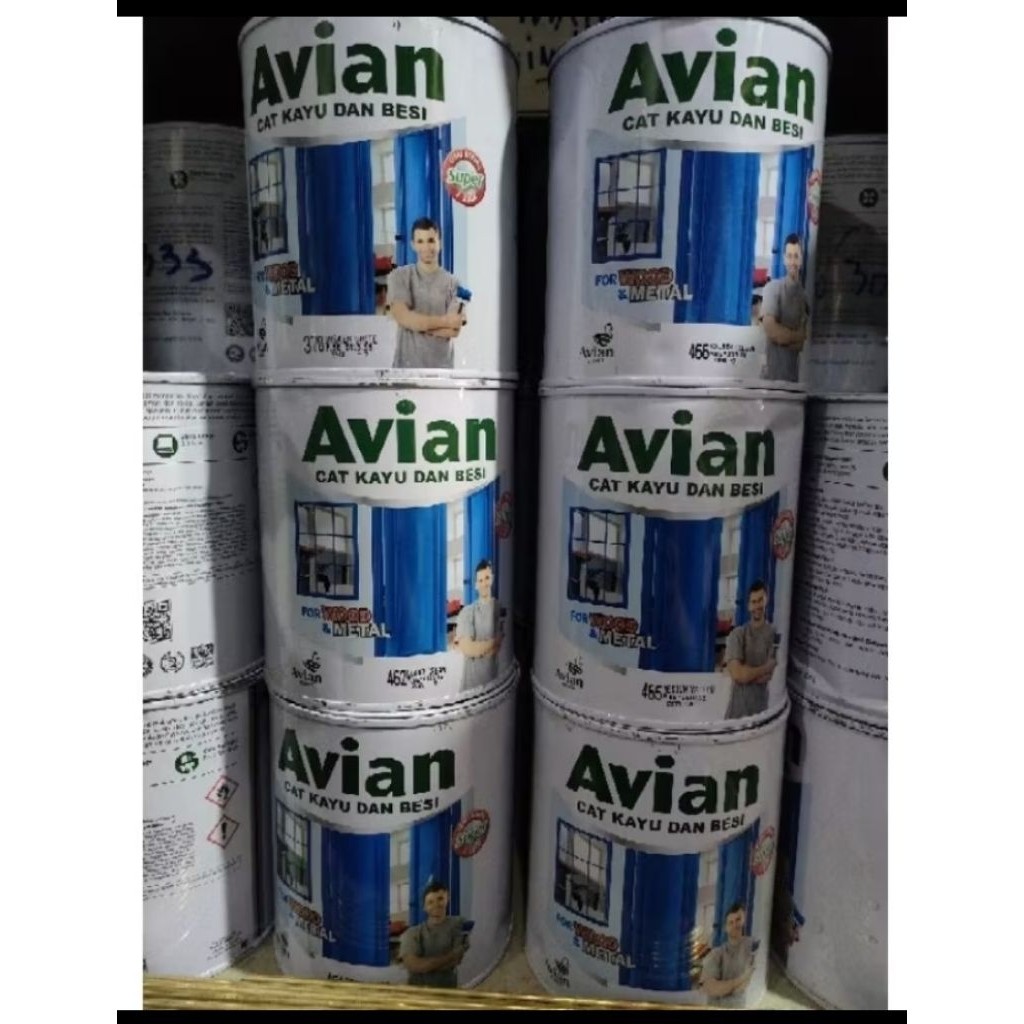 Cat Avian cat kayu besi cet kayu cet besi