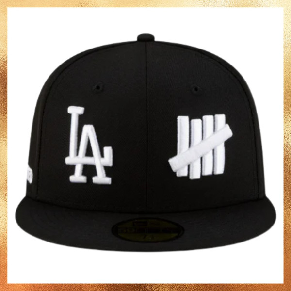 Topi New Era x MLB LA Dodgers x Undefeated 59FIFTY Black Fitted Hat Original