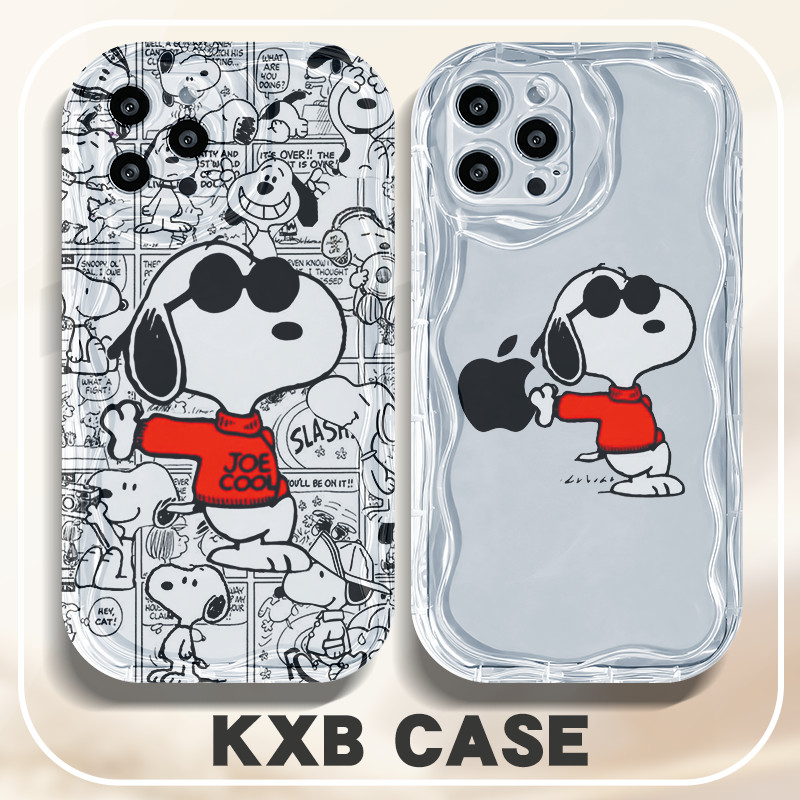 ( VIVO kxb case ) art snoopy iPhone logo Casing For IQOO Z9  VIVO Y02T Y15 Y16 Y02S Y11 Y12 Y17S Y18