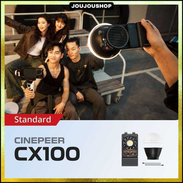 Lampu Flash Fill COB Light Tricolor 100W 4500mAh - CX100