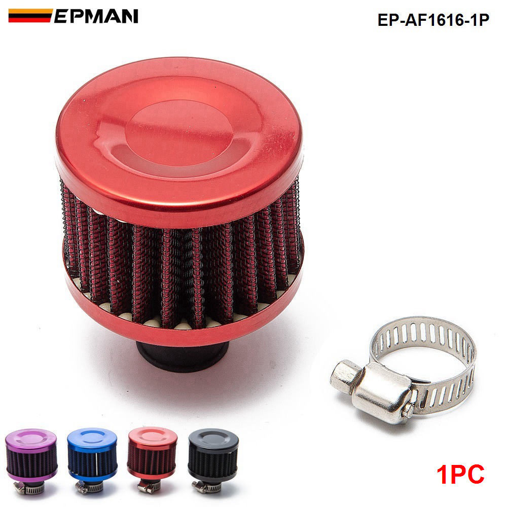 1PC Universal flow air filter 51*51*40 (NECK: 11mm) modified air intake filter For BMW E30 3-Series 