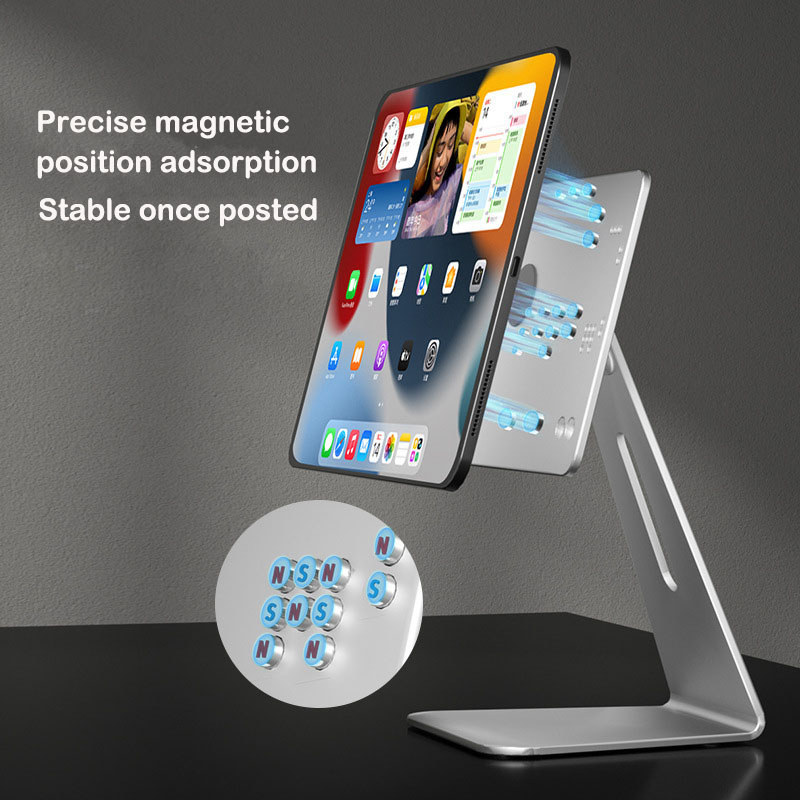 ipad stand 360° rotation Magnetic levitation Tablet Holder Stand for  iPad pro iPad Air Tablet Deskt