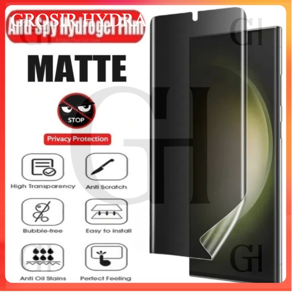 GROSIR Anti Gores Hydrogel Matte Spy Privasi Anti Intip For Oppo Find N2 Flip Oppo Find N3 Flip Oppo
