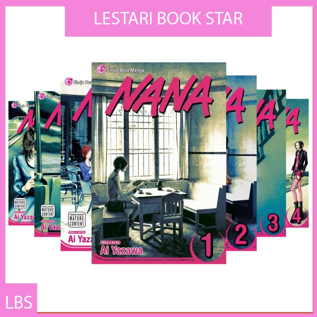 Manga Nana, by Ai Yazawa (21 book series)
