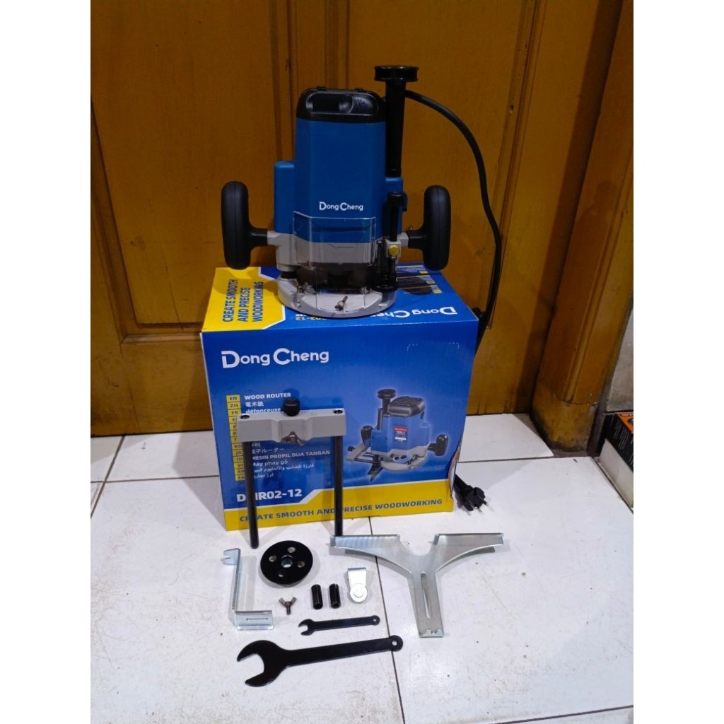 COD Dongceng DMR02-12 Mesin Propil Kayu Besar 12mm Router Kayu DMR02-12