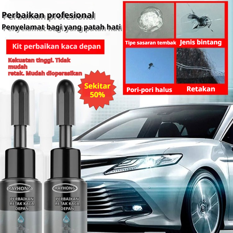 [Tanpa Ganti Kaca Mahal]  Cairan Perbaiki Retak Kaca Mobil / Cairan Penghilang Retakan Kaca Depan Mo