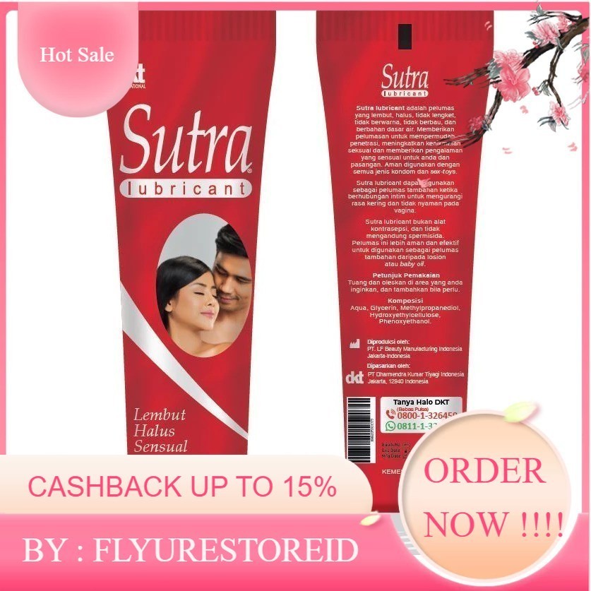 100% PRIVASI AMAN ! SUTRA LUBRICANT 50 ML PELUMAS LICIN LUBRICAN PELICIN GEL ~flyurestoreid