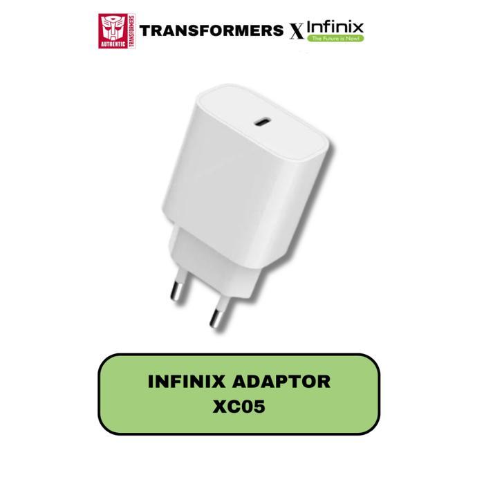 TRANSFORMERS x INFINIX XC05 Charger Kit - 20W Fast Charging Adaptor with 3A Type-C to C Cable