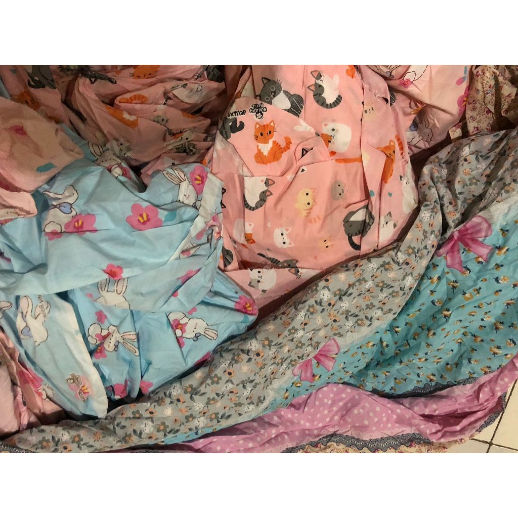 CACASTYLE kain katun star kiloan bahan lembut dan adem