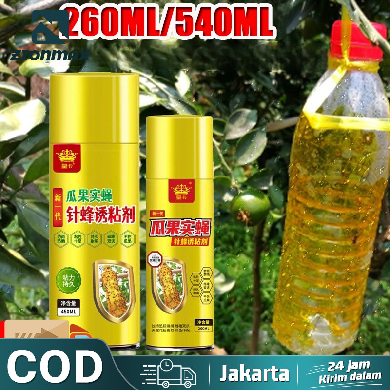 260ML/450ML Lem Perekat Lalat Buah Lem Perekat Serangga Lem Lalat Buah Lem Lalat Buah Super Lengket
