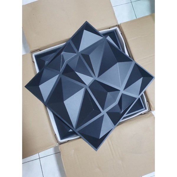 BLACK 3D WALLPANEL Wall Panel PVC D094 bukan wallpaper sticker foam