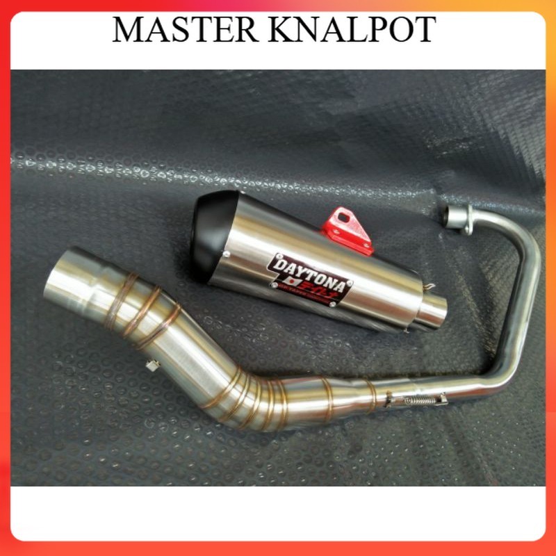Knalpot Daytona GP Taper R15 Cbr150r Vixion Satria Fu Sonic Gsx Cb150r Verza Byson fullsystem