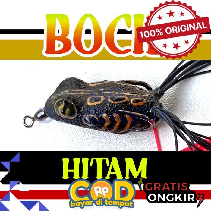 Lure BOCIL skirt thailand by Abi Lure Soft Frog softfrog - Hitam -bomb