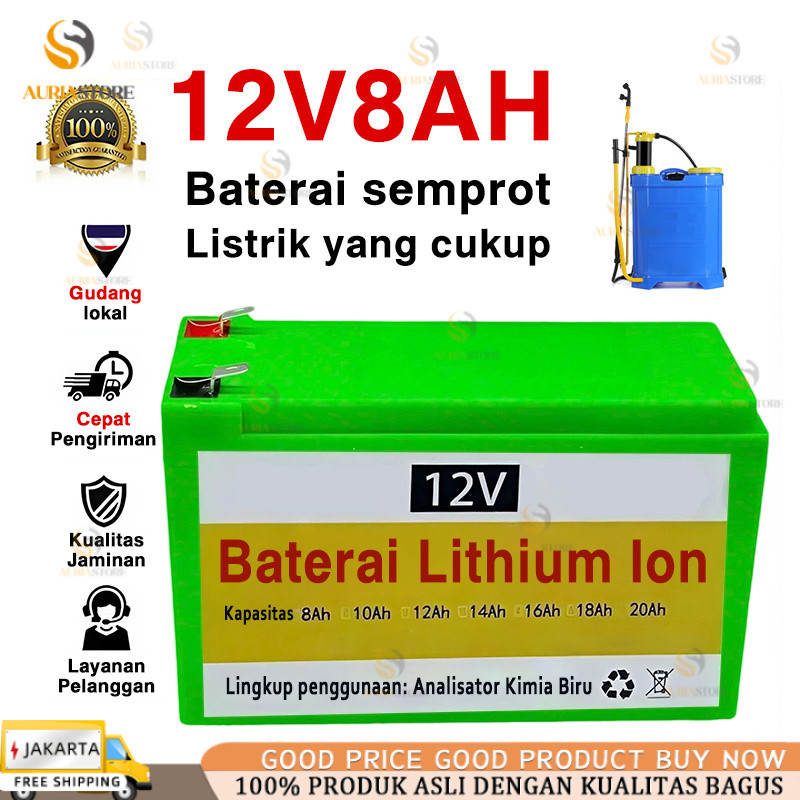 Aki Baterai Litium Lithium Sinleader 8ah 10ah 12ah 14ah 16ah Sprayer Elektrik