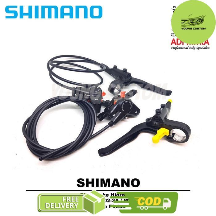 Shimano Deore MT402-3A / MT400  Disc Brake Hydraulic Brakeset | Rem Hidrolis Sepeda - Spesifikasi -y
