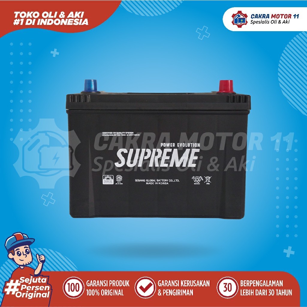 Aki Toyota Harrier Supreme Battery 70d23l