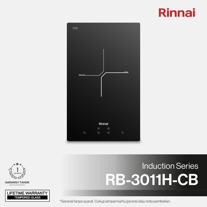 Rinnai Kompor Listrik Tanam Induksi RB-3011H-CB RB 3011 H CB 1 tungku