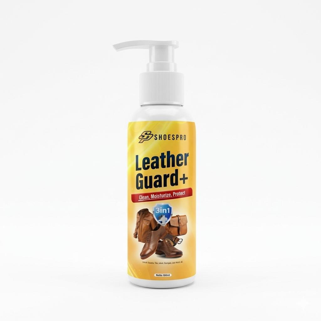 ShoesPRO LeatherGuard Lotion Perawatan Kulit Pelembap & Pelindung Sepatu Tas Jaket Kulit Anti Retak