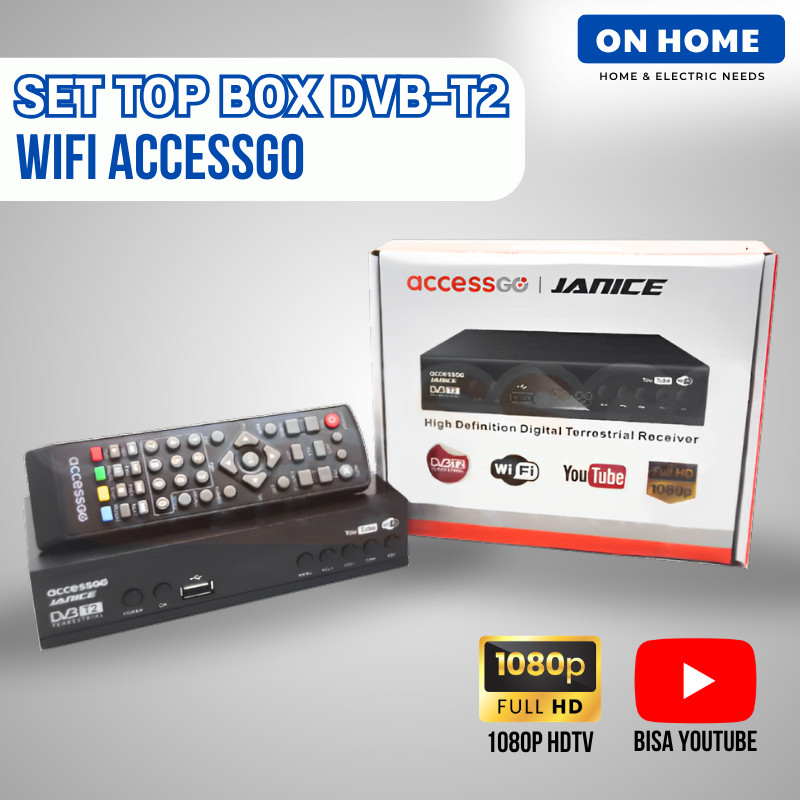 STB TV Digital Wifi Bisa Youtube Set Top Box Tv Digital Set Tob Box Tv Tabung Set Top Box DVB-T2