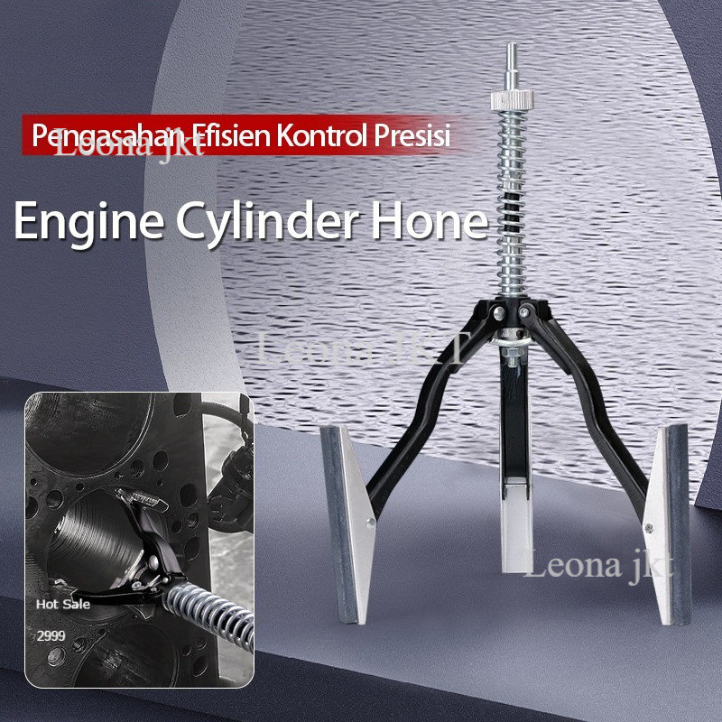 Alat Hon Silinder Mesin 3 Cakar Poles Blok Piston Rem Mobil Motor Adjustable Cylinder Hone Tool Batu