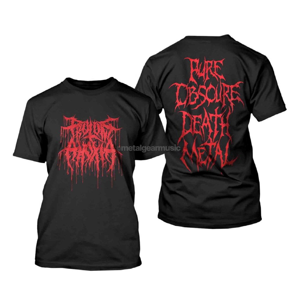 Original Prolong Anoxia - Podm Logo Red Tshirt Kaos Pria