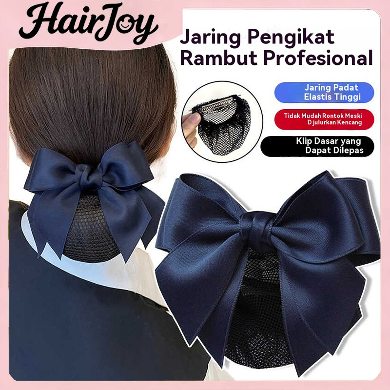 HairJoy Harnet Rambut Jepitan Cepol Pita Korea Mesh Jaring Sanggul Harnet Kerja Fashion Wanita