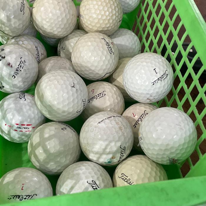 Bola golf bekas 8pcs merek titleist - Ttls 8pcs