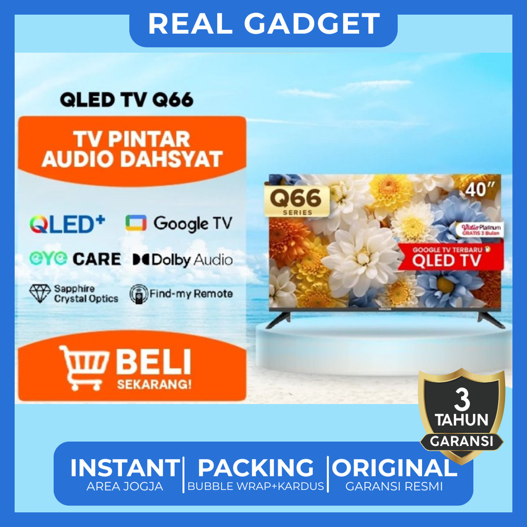 COOCAA Google TV - Android TV 43/40  inch Smart TV - COOCAA 40Z65 - 40Q66 QLED