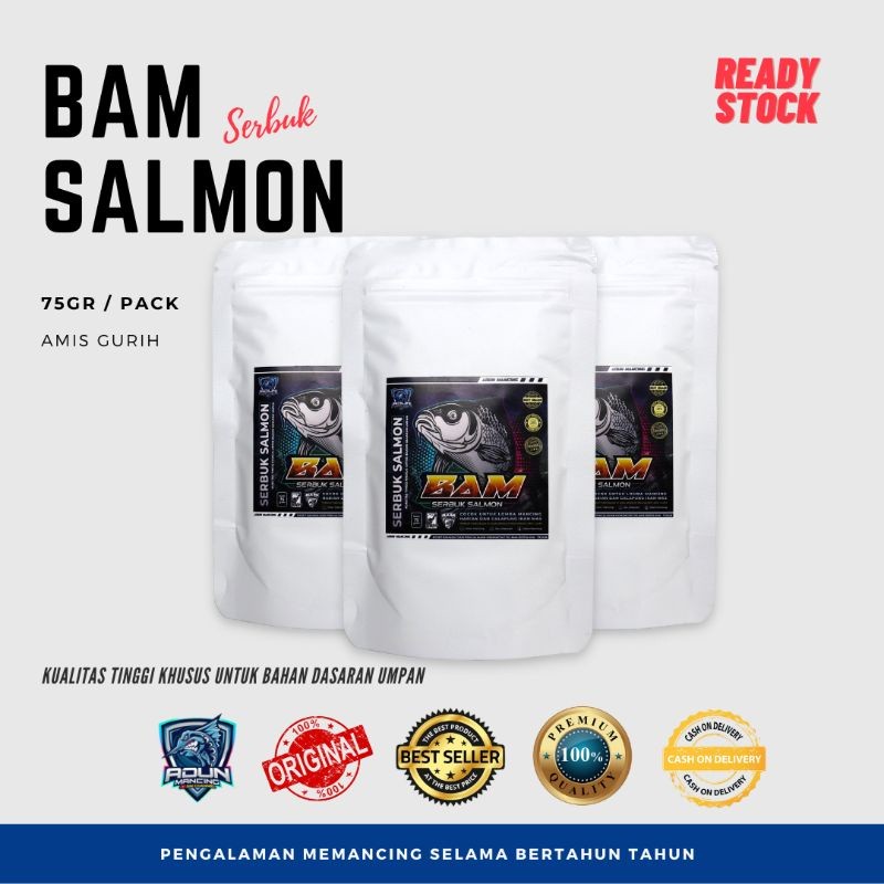 BAM Serbuk Salmon Adun Mancing 75gr Ekstrak Susu